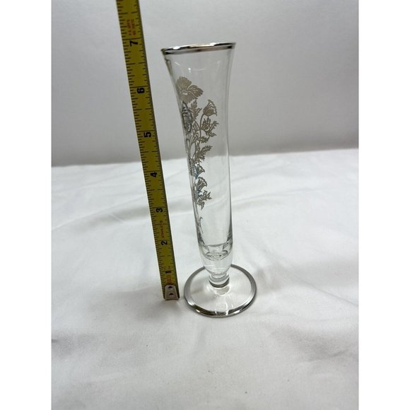 Vintage‎ Flanders Bud Vase W/Poppy Sterling Silver Overlay. - Picture 6 of 14